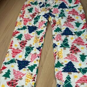 Old Navy Red and Yellow Patterned Pajama Pants